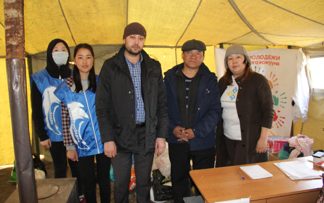 Сбор помощи жителям подтопленных домов пгт. Каа-Хем Кызылского кожууна.