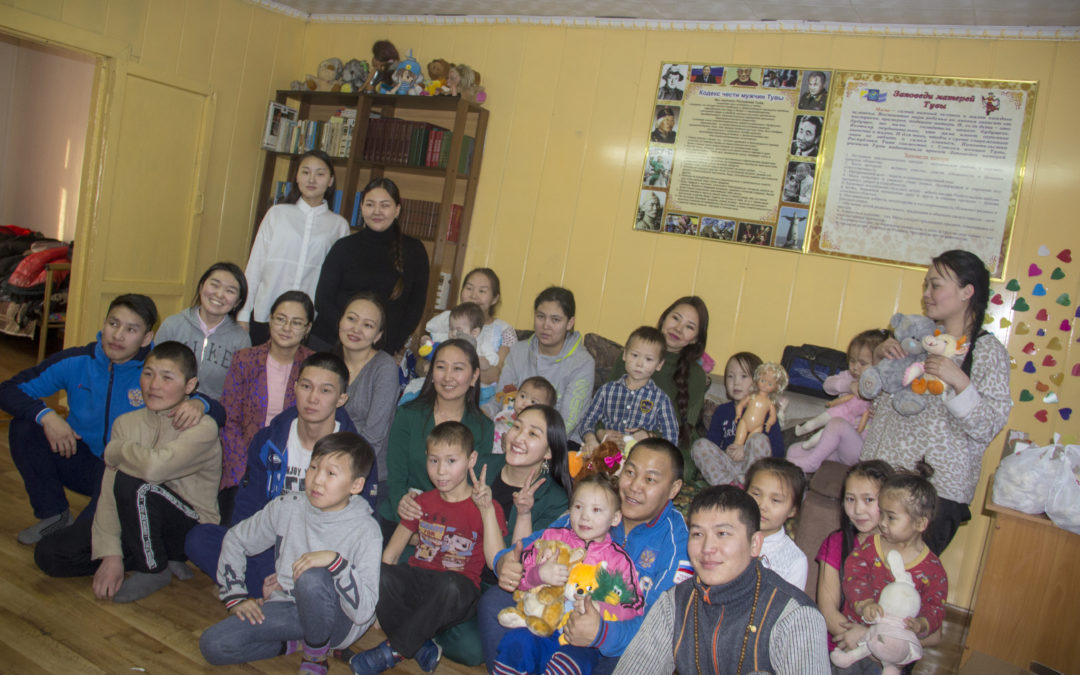 Благотворительная акция в отделении Центр социальной помощи семье и детям Кызылского Кожууна пгт. Каа-Хем.